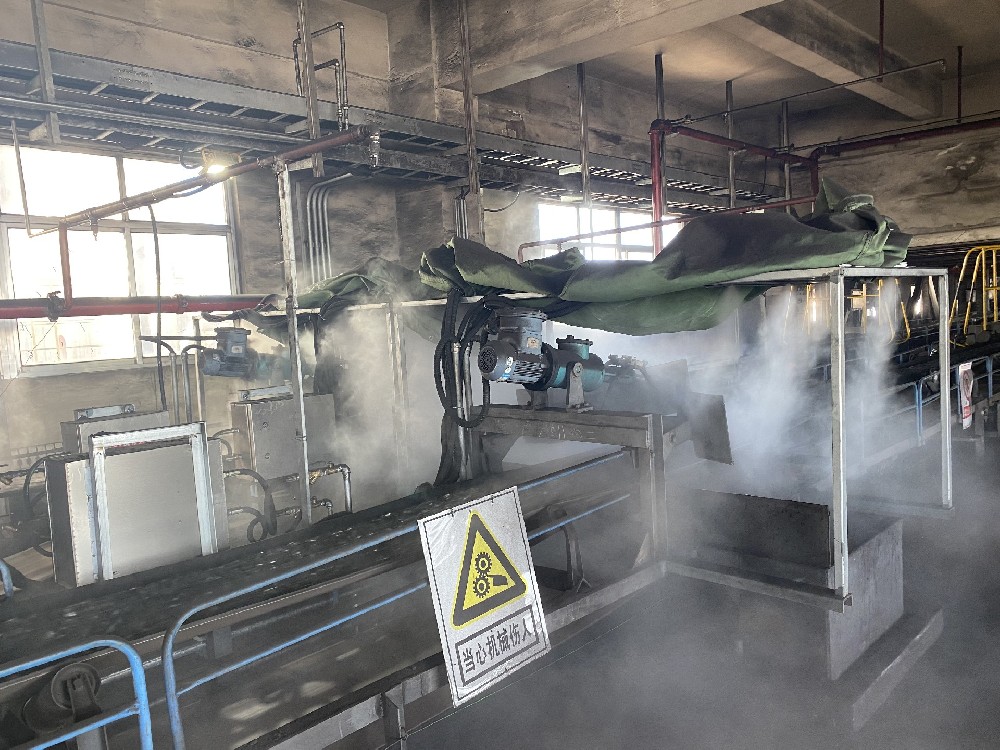 出料口干雾抑尘降尘设备